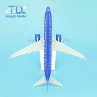 Modèle d'avion en plastique Stratton B737-800 19,7 cm 1/200 avec motif personnalisable pour la décoration artistique et les objets de collection