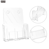 Présentoir clair acrylique pliable moderne pour l'affichage de vêtement