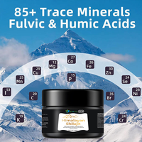 Résine de Shilajit en Gros OEM Marque Privée, Shilajit Pur en Vrac 30/50g Naturel Original 100% Pur Ultra Himalayen