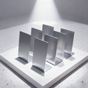 L Hình Dạng Chất Lượng Cao Tùy Chỉnh Thép Không Gỉ Mã QR Scan <span class=keywords><strong>Menu</strong></span> Logo Hiện Đại Bảng Trang Trí Phụ Kiện Bảng Quảng Cáo - Product Image 6