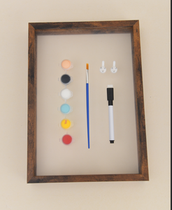 Kit <span class=keywords><strong>de</strong></span> cadre photo en bois clair fait à la <span class=keywords><strong>main</strong></span> avec <span class=keywords><strong>empreinte</strong></span> <span class=keywords><strong>de</strong></span> <span class=keywords><strong>main</strong></span> familiale et <span class=keywords><strong>empreinte</strong></span> <span class=keywords><strong>de</strong></span> pas pour la décoration et les souvenirs <span class=keywords><strong>de</strong></span> la maison - Product Image 3