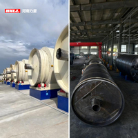 Machine de pyrolyse intermittente à commande directe pour la conversion de déchets cliniques, pneus usagés et plastiques en huile combustible