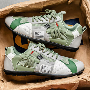 Chaussures décontractées tendance pour hommes, à lacets, confortables, pour la randonnée en plein air, le sport de rue, baskets - Product Image 4