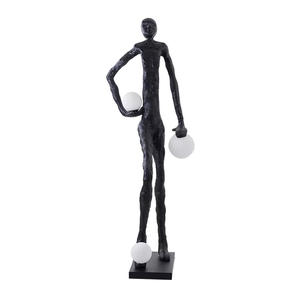 SANXIANG Personnalisé Abstrait Statue Humaine Lampadaire Art Exposition Galerie Sculpture Debout <span class=keywords><strong>LED</strong></span> Lampadaires - Product Image 1
