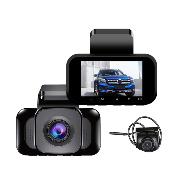 3 Inch Car DVR Dash Cam Dual Lens Rear View Mirror Auto Dashcam Video Recorder Car HD Dash Camera Can Change Model