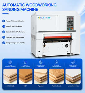1300 cm Breite Holzband-Schleifmaschine 82,62 kW Hohe Produktivität <span class=keywords><strong>5100</strong></span> kg Schleifband - Product Image 2