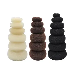 Nouveau élégant mode Shaper beignet <span class=keywords><strong>chignon</strong></span> fabricant anneau de cheveux bigoudis beauté style cheveux outils accessoires <span class=keywords><strong>pour</strong></span> femmes - Product Image 1