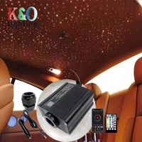 Decoración interior 18W Iluminador LED RGBW Efecto de cielo estrellado Fuente de luz LED de fibra óptica para techo de casa