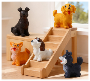 Figuras de Animales de Dibujos Animados DIY, Adornos de Gatos Pequeños y Lindos, Mini Manualidades de Resina para Decoración de Escritorio, Decoración del Hogar, Regalo para Niños - Product Image 5