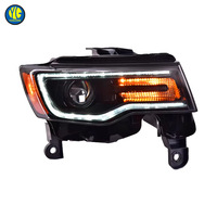 YU GUANG pour Jeep Grand Cherokee WK2 phares 2014-2021 pièces de voiture phares LED amélioré lampe frontale assemblage de lumière avant