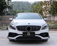Kit de Carrocería W176 para Mercedes Benz Clase A W176 A180 A200 A250 A35 AMG, Mejora a Estilo A45 AMG, Parachoques, Faldones Laterales, Kits de Carrocería AMG