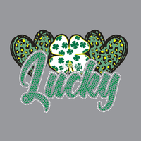 Lucky Bling Strass Transfert Motif En Gros St.Patrick DTF Transfert