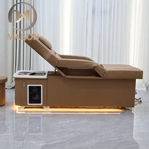 Profesional moderno salón champú cama eléctrica ajustable Durable Acero inoxidable multifunción pedicura Spa equipo de masaje - Product Image 3
