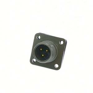 Adaptador de Aviación Estándar Americano Serie 5015, Curvo, Impermeable, Macho/Hembra, Cobre, 7 Núcleos, Aleación de Zinc, IP67, MS3108A16S-1S - Product Image 4