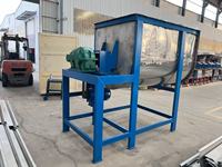 Nouvel Agitateur Cosmétique Horizontal à Ruban Spirale, Capacité de Charge 500kg/600kg, Volume 1000L, en Acier Inoxydable avec Moteur à Induction