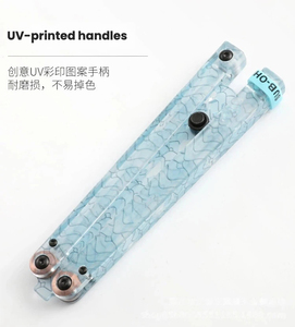 Halloween Training Butterfly Knife Swinging Knife Fancy Plastic Folding Knife Safe Transparent Practice Butterfly Knife - Product Image 6