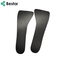 Semelles de sport Bestar en fibre de carbone avec soutien de la voûte plantaire pour la protection des pieds, pour chaussures de football, de course et de randonnée