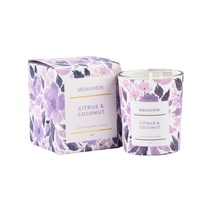 Nouvelles bougies parfumées florales faites à la main comme souvenirs, bougies parfumées sans fumée, cire de soja, emballage exquis DIY