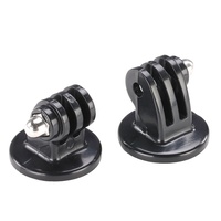 Adaptor Monopod hitam dudukan kamera aksi Tripod untuk Hero 9 8 6 7 Sjcam SJ4000 Xiaomi Yi 2 Aksesori dudukan