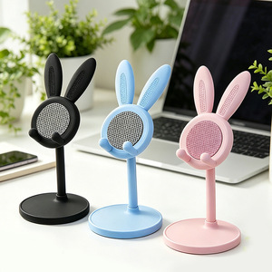 Cute cartoon bunny desktop phone <b>stand</b>, tablet universal adjustable telescopic height-adjustable student lazy <b>stand</b> - Product Image 3