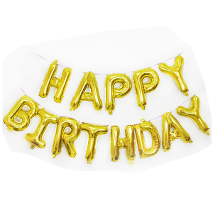 Set <span class=keywords><strong>di</strong></span> Palloncini in Foil con Scritta 'HAPPY BIRTHDAY' da 16 Pollici, Alta Qualità, per Feste - Product Image 3