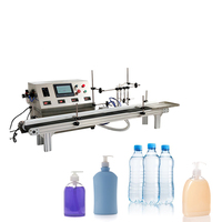 Remplissage d'eau Embouteillage Prix des bouteilles à petite échelle Machine de remplissage automatique 3 en 1 pour l'étiquetage de capsulage