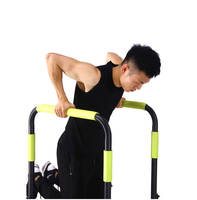 Barres de dips et barres parallèles réglables, portables, en acier, avec mousse haute densité, écologiques, durables, pour entraînement complet à domicile ZJFIT