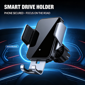 Support de téléphone portable pour voiture à fixation sur grille d'aération, support stable pour navigation automobile - Product Image 2