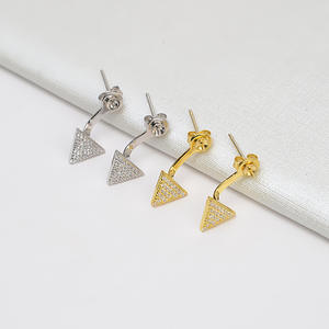 Tomaberto, Accesorios de Plata S925 con Perlas, Ganchos para Aretes de 12mm con Diseño de Tacones Altos, con Cordón de Cuero y Espaciadores, Joyería Sencilla y Moderna - Product Image 1