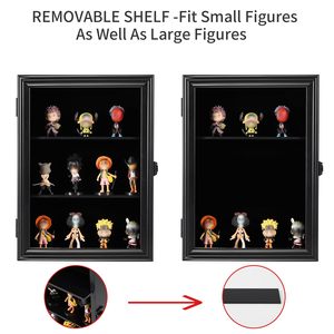 Nouvelle conception Vitrine de présentation pour mini-figurines, figurines d'<span class=keywords><strong>action</strong></span> et figurines à tête articulée, cadre type boîte à ombre pour collection en vrac - Product Image 4