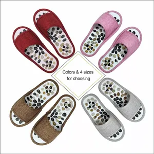 Pierre <span class=keywords><strong>de</strong></span> jade naturelle soins <span class=keywords><strong>de</strong></span> santé guérison <span class=keywords><strong>massage</strong></span> des pieds hommes femmes sandales <span class=keywords><strong>de</strong></span> réflexologie antidérapantes - Product Image 6