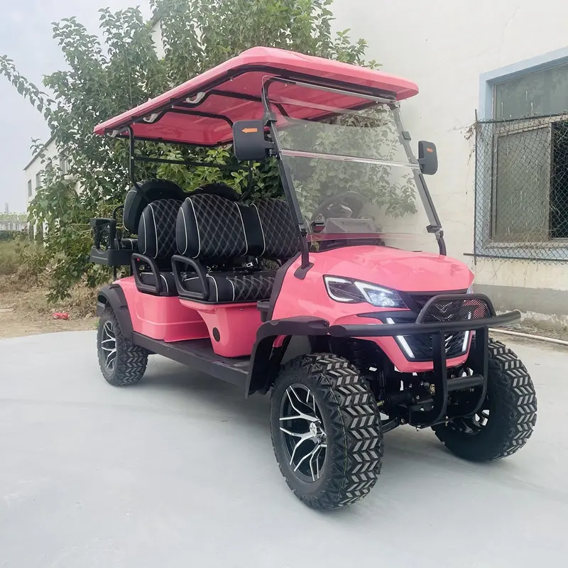 Electric Golf Cart Buggy 2 4 6 Seater Vehicle Utility Carts Airport For Club Sightseeing Car