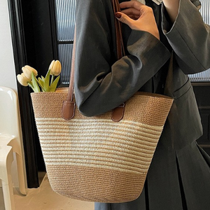 Borsa da Donna di Grande Capacità, Shopper di Qualità con Manici in Tessuto - Product Image 3
