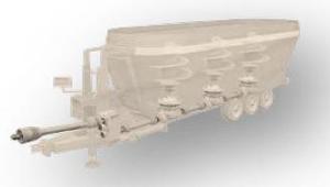 Caja de cambios delantera planetaria de alto par vertical para mezclador de alimentación TMR con barrenas triples - Product Image 3