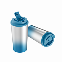 Nouvelle Tendance 2026 : Tasse à Café Isotherme en Plastique Double Paroi 12oz Personnalisable avec Logo pour Latte Chaud et Espresso – Vente Flash