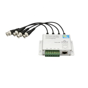 En alliage d'aluminium 4 Canaux Actif Balun Vidéo Passif Rohs Récepteur Émetteur 4CH UTP Cat5 RJ45 Soutien <span class=keywords><strong>HDCVI</strong></span>/AHD/ TVI Caméra - Product Image 6