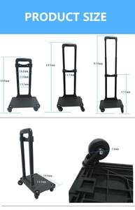 Strong Waterproof Durable Luggage Telescopic Aluminum <b>Wheel</b> Trolley Handle with Pull Rod and Strap for <b>Backpacks</b> and Children - Product Image 4