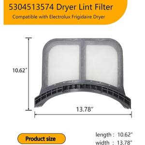 Cartouche de filtre pour sèche-linge Xinrui 5304513574, filtre à peluches compatible avec les accessoires de lave-linge Electrolux - Product Image 2
