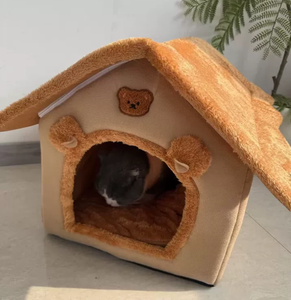 Casa y Cama Cálida para Mascotas en Invierno, para Gatos y Perros, Apta para Todas las Estaciones, Desmontable y Lavable, Cama para Gatos y Artículos para Mascotas - Product Image 5