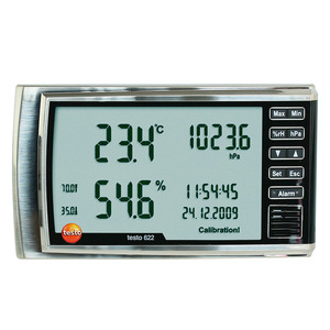 Enregistreur numérique de température et d'humidité Testo 623 avec écran LCD, à fixer au mur, pour la maison et le bureau - Product Image 2