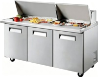Table de préparation réfrigérée pour salades et pizzas, bar à salades réfrigéré, refroidisseur en acier inoxydable pour projets hôteliers et de restauration – Fournisseur d'usine