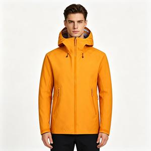 Giacca Impermeabile Traspirante Arancione con Guscio Rigido per Escursionismo all'Aperto, Cappotto Leggero in <span class=keywords><strong>Gore</strong></span>-<span class=keywords><strong>Tex</strong></span> - Product Image 2