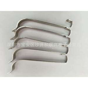 Stainless Steel <b>Spring</b> <b>Clip</b> 100L For Industrial Magnet 200Pcs Electrostatic Spraying - Product Image 2