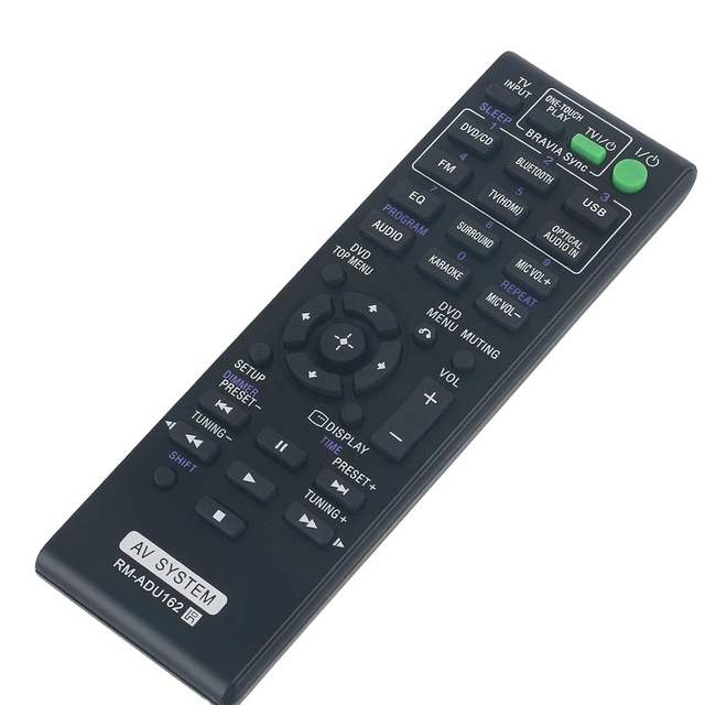 Universal Exact Function Replacement Remote Control RM-ADU162 Without Voice Fit for Sony Home Theater DAV/HBD-DZ Series System