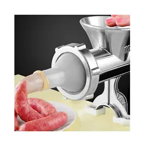 Moedor de carne manual de liga de alumínio, com lâmina de aço inoxidável, utensílios de cozinha para carne