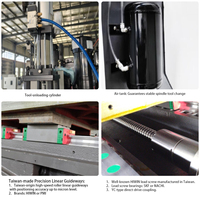 Centre d'usinage vertical VMC1160 avec broche et vis à billes taïwanaises, machine de fraisage CNC à déplacement de l'axe X de 1100 mm pour la fabrication de moules