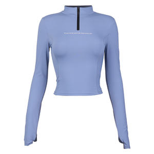 Chaquetas Deportivas de Manga Larga para Mujer, Sólidas, para Gimnasio, Correr, Yoga, Transpirables, de Secado Rápido, Ropa Deportiva para Exteriores, Venta al por Mayor para Adultos - Product Image 6