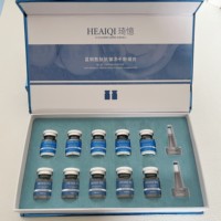 Un meilleur sérum de peptide de cuivre bleu réparateur avec Derma Roller Boost pour raffermir le peptide anti-rides pour le visage