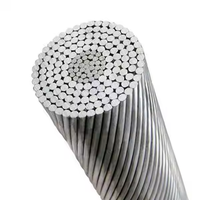 Fil conducteur en aluminium nu rigide et solide KUNB AAAC/ACSR/AAC, 450V, IP65, pour applications de construction et électriques