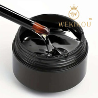 Vente en gros fournisseur d'ongles non toxiques Gel d'extension d'ongles constructeur de marque privée sans Hema avec logo personnalisé
